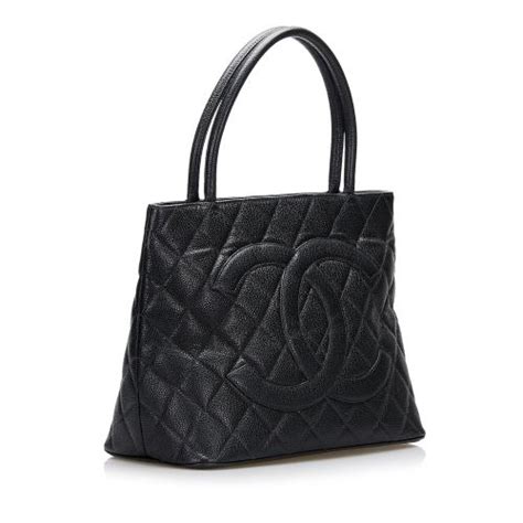 chanel caviar medallion tote bag|Chanel Tote Bags .